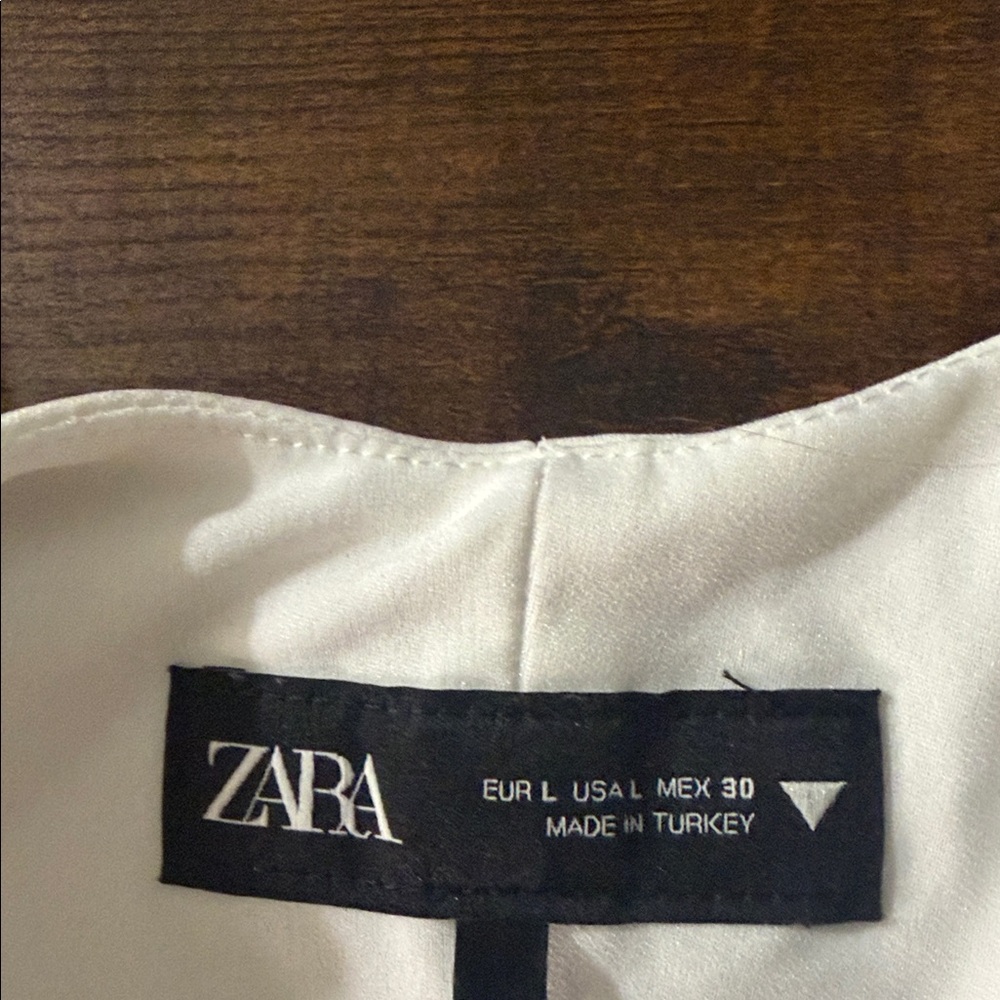 Zara Elegant White Top - Picture 2 of 2